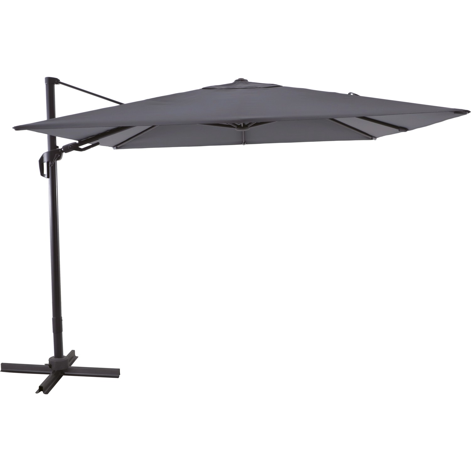 OBI Závesný slnečník Aros antracitový 280 x 280 cm