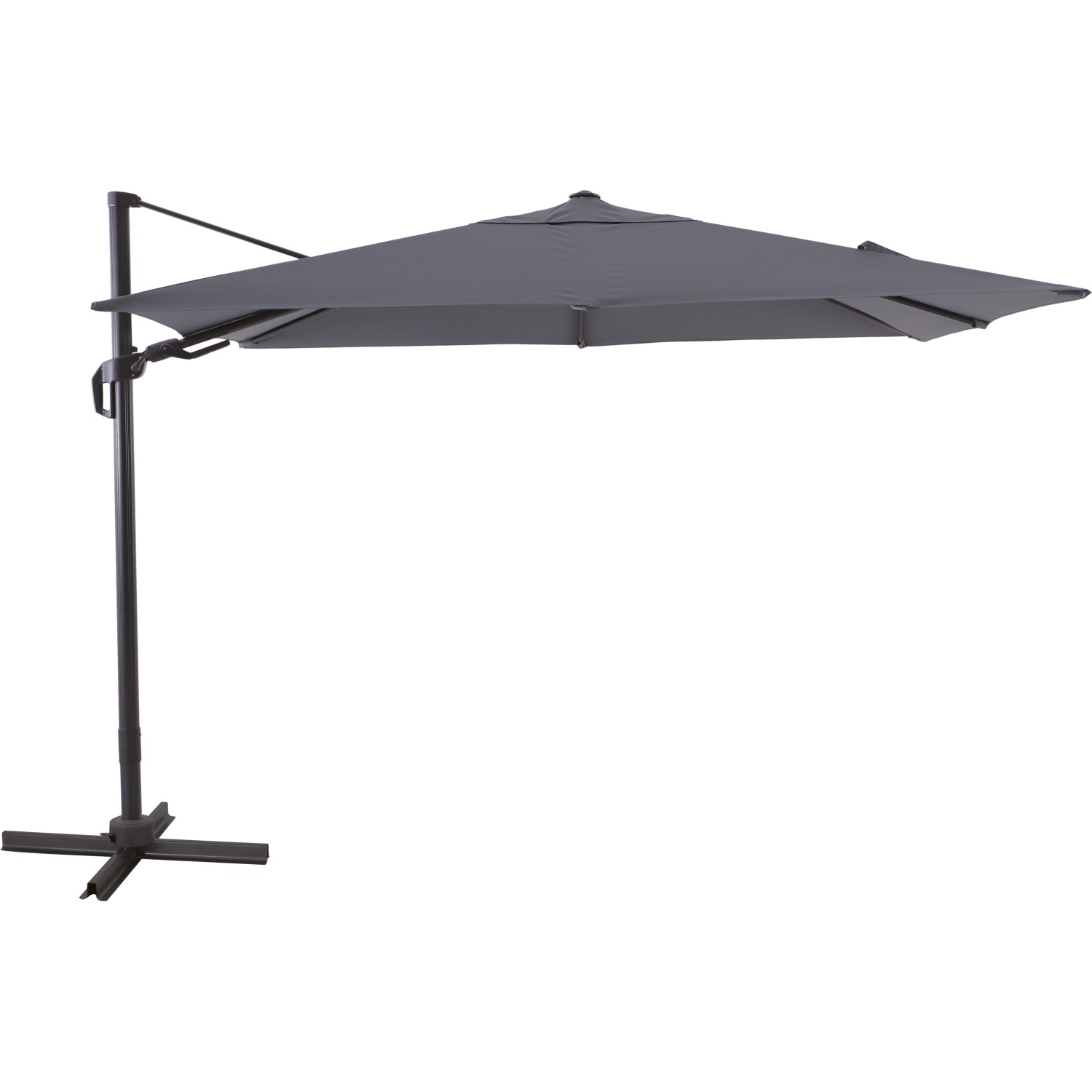 OBI Závesný slnečník Aros antracitový 310 x 230 cm