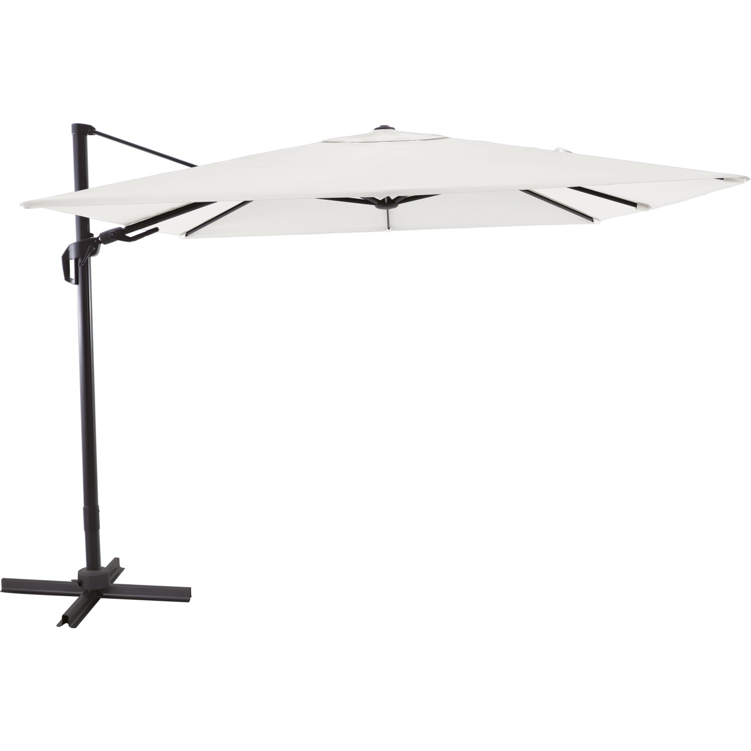 OBI Závesný slnečník Aros krémovo biely 280 x 280 cm