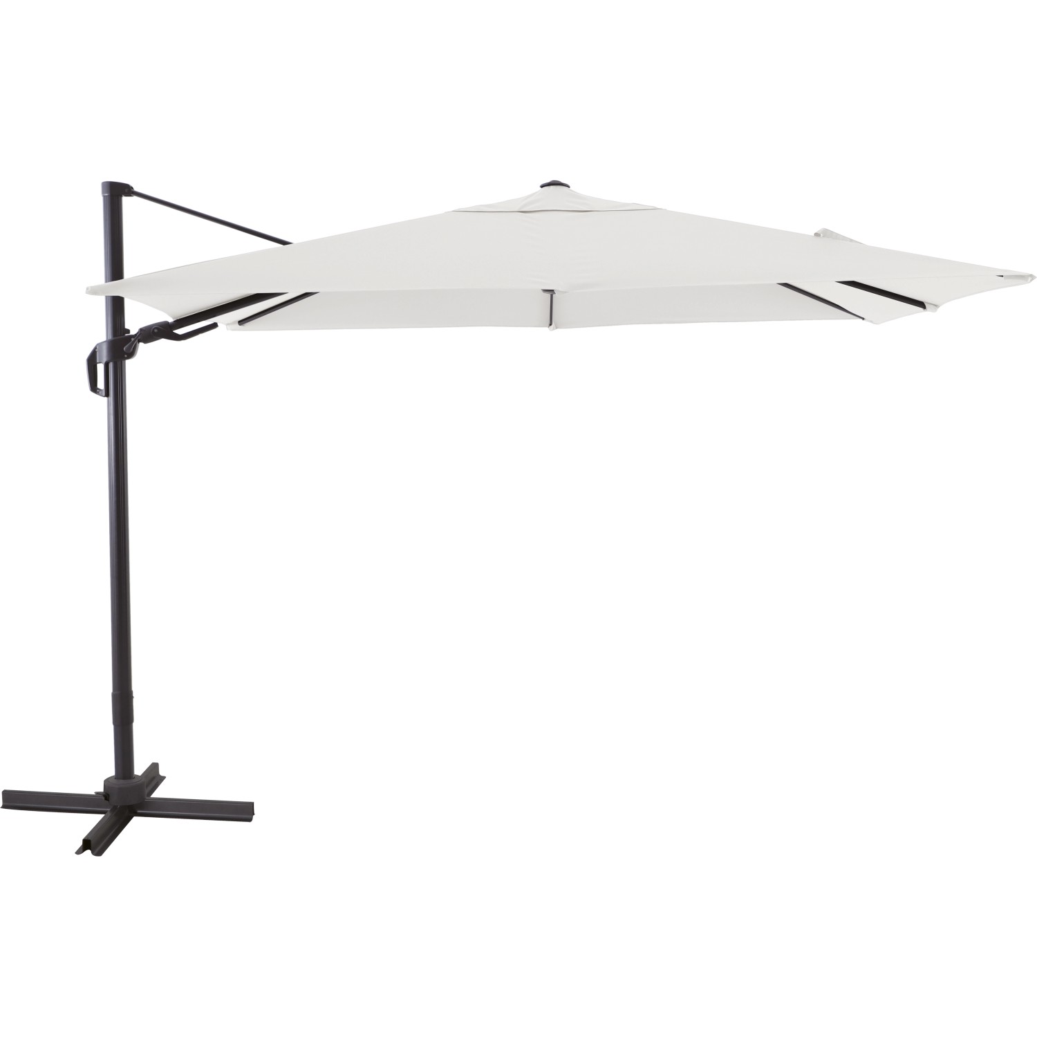 OBI Závesný slnečník Aros krémovo biely 310 x 230 cm