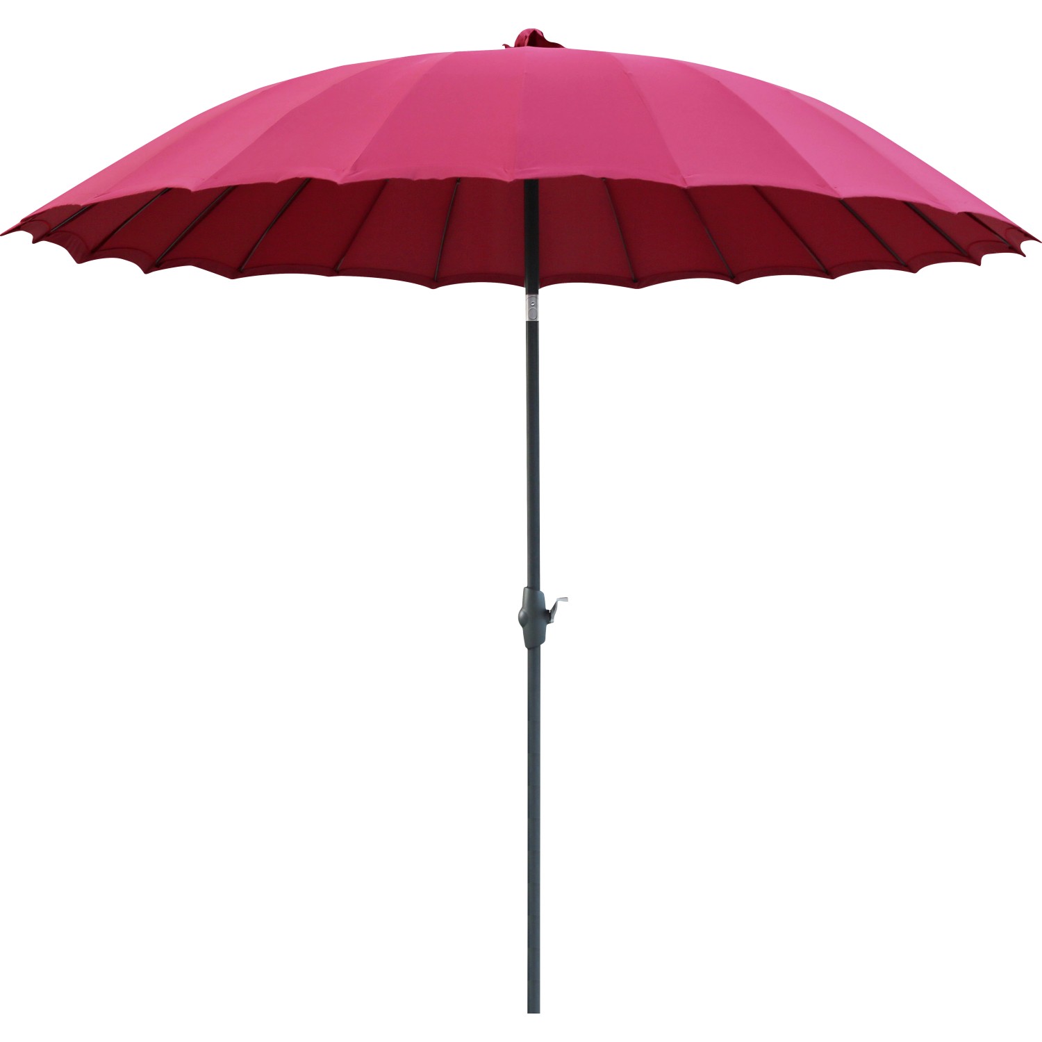 Slnečník Limon v štýle Ďalekého východu, burgundská, pr. 270 cm