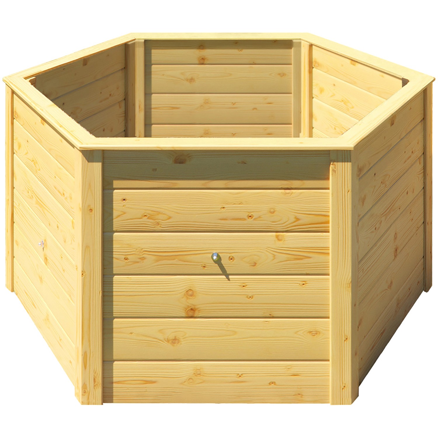 Weka Vyvýšený záhon 669, 6-hranný, prírodný, 143 x 143 x 68,5 cm